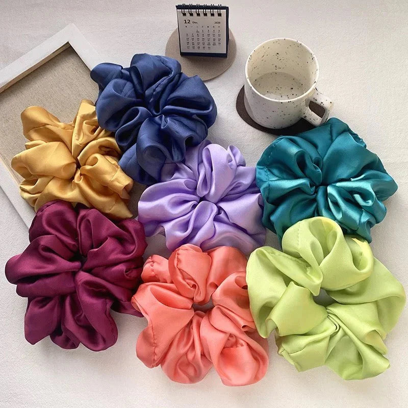 Scrunchie Volumizzante Hijab Elastico Grande Anello Per - Foto 7