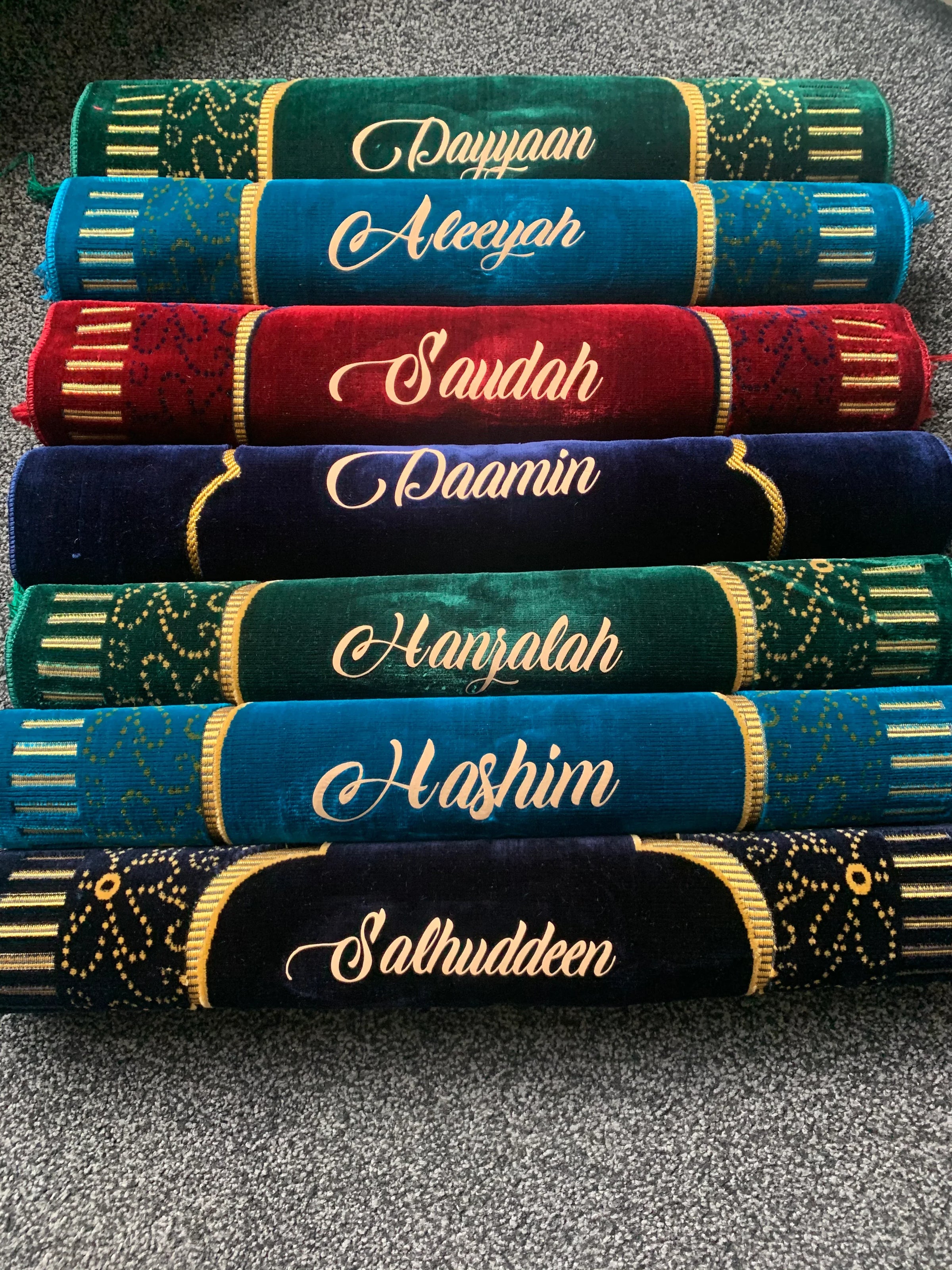 Personalised Prayer Mats