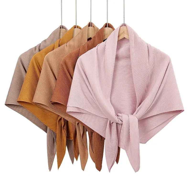 Square Plain Scarves