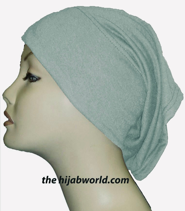 Tube Plain Underscarf - Light Grey