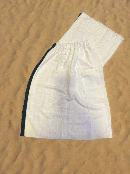Boys 2 pc. Elasticated Waist Easy to wear Ihram from 1 to 14 years sizes - ZM