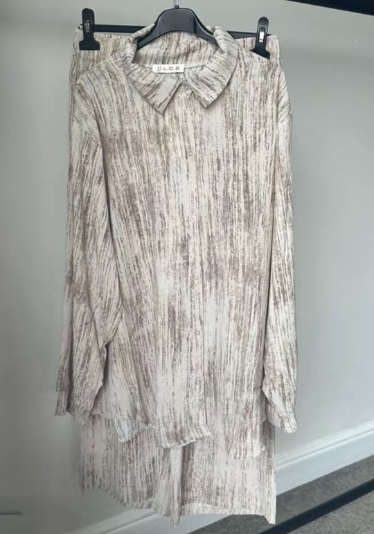 Pebble Shirt style Coords sets