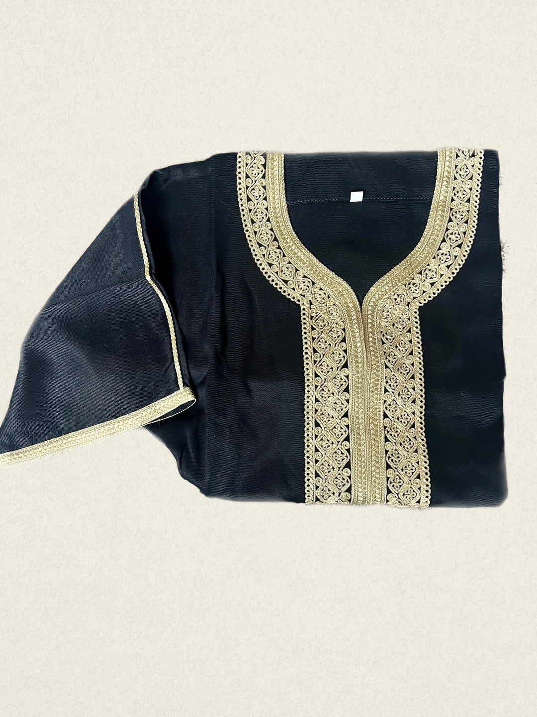 Boy’s Moroccan Thobe/Jubbah - Black