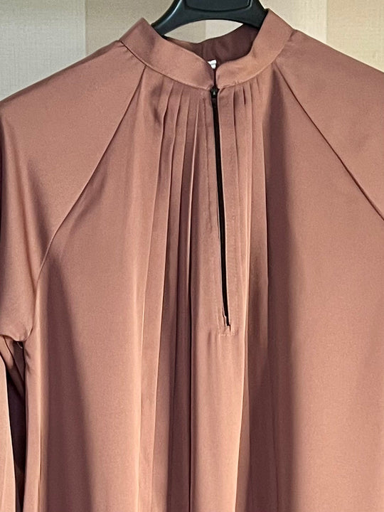 Girls Rose Gold Poet Abaya