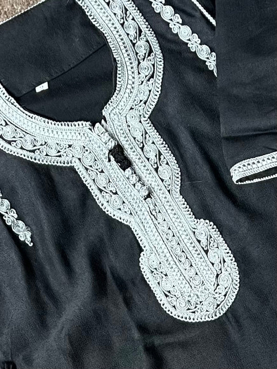 Boy’s Moroccan Full sleeve Thobe/Jubbah in Black