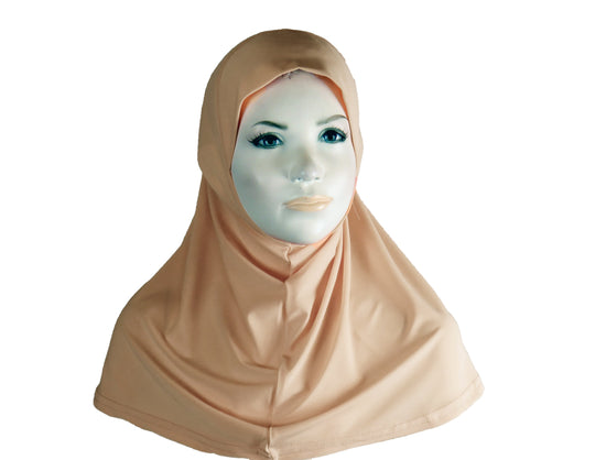 Girls Lycra Small One Piece Ready Hijabs