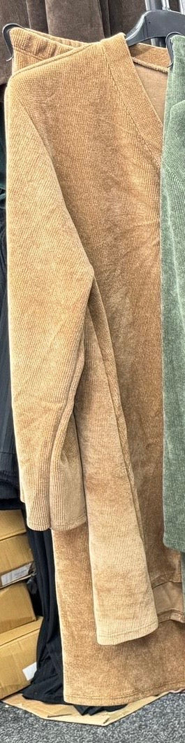 Soft V neck Chenille Coords sets