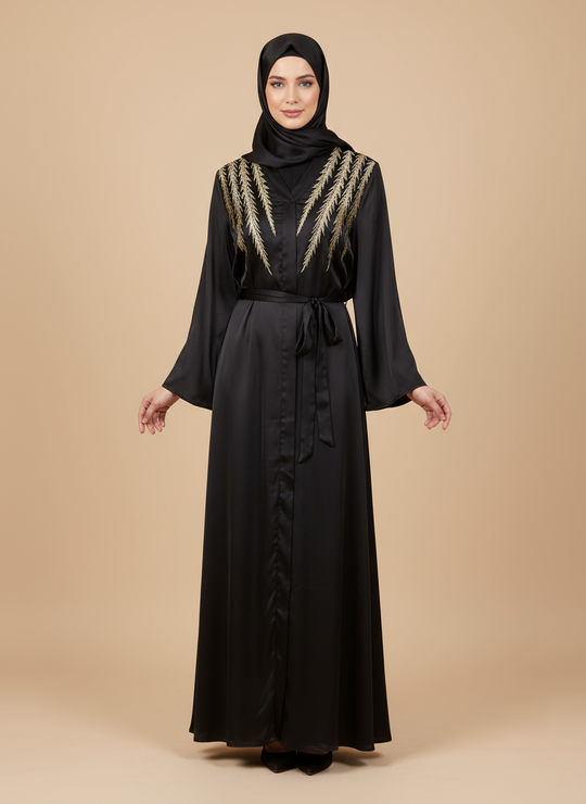 Satin Queen Maxi dress / Abaya