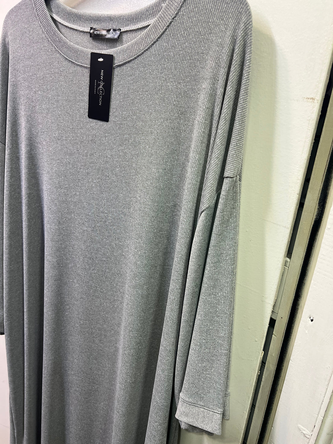 Ribbed comfy midaxi Dress