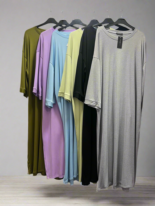 Ribbed comfy midaxi Dress