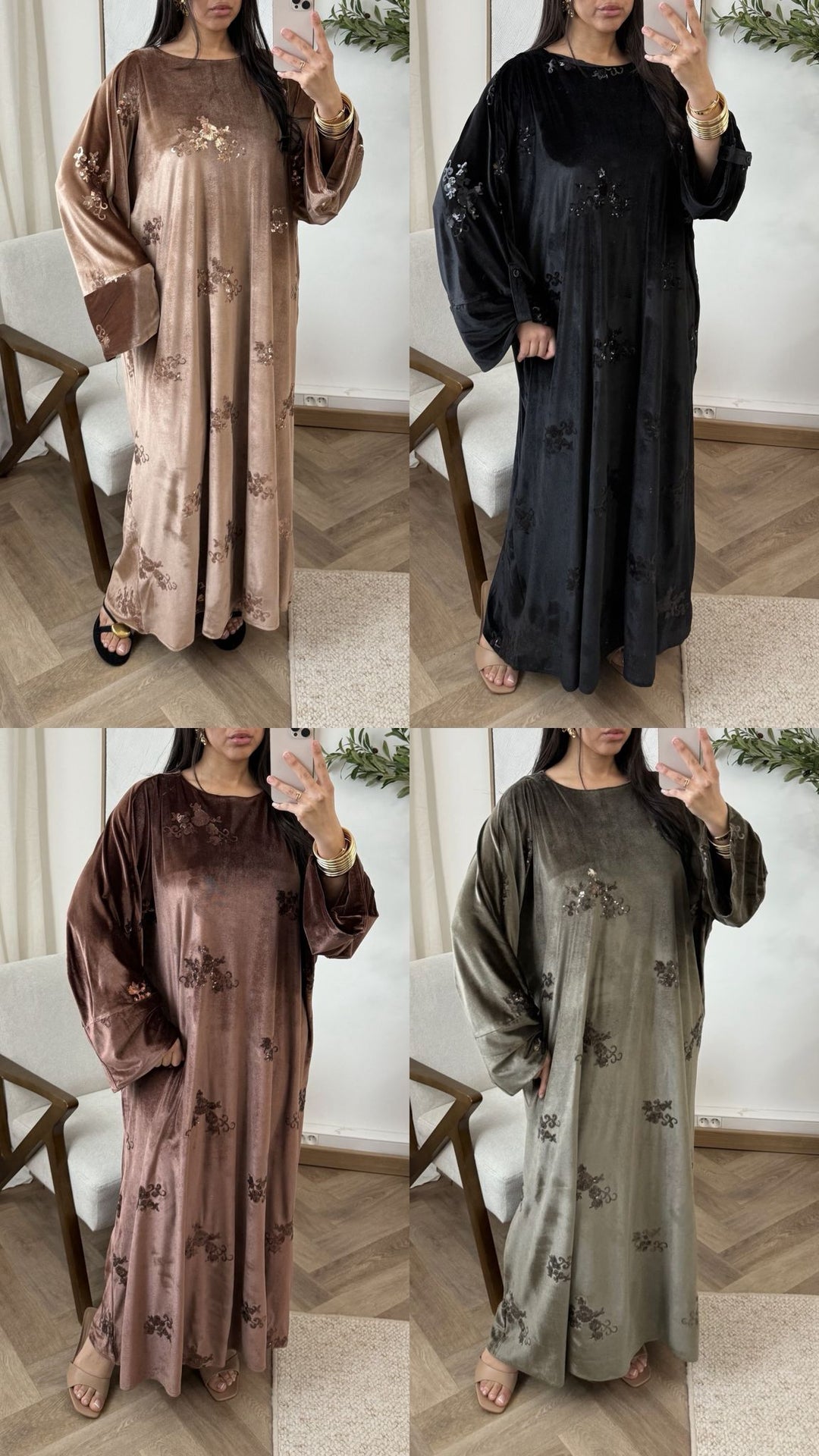 Sequin Velvet Oversized Maxi Dress