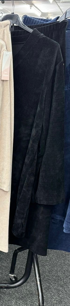 Soft V neck Chenille Coords sets