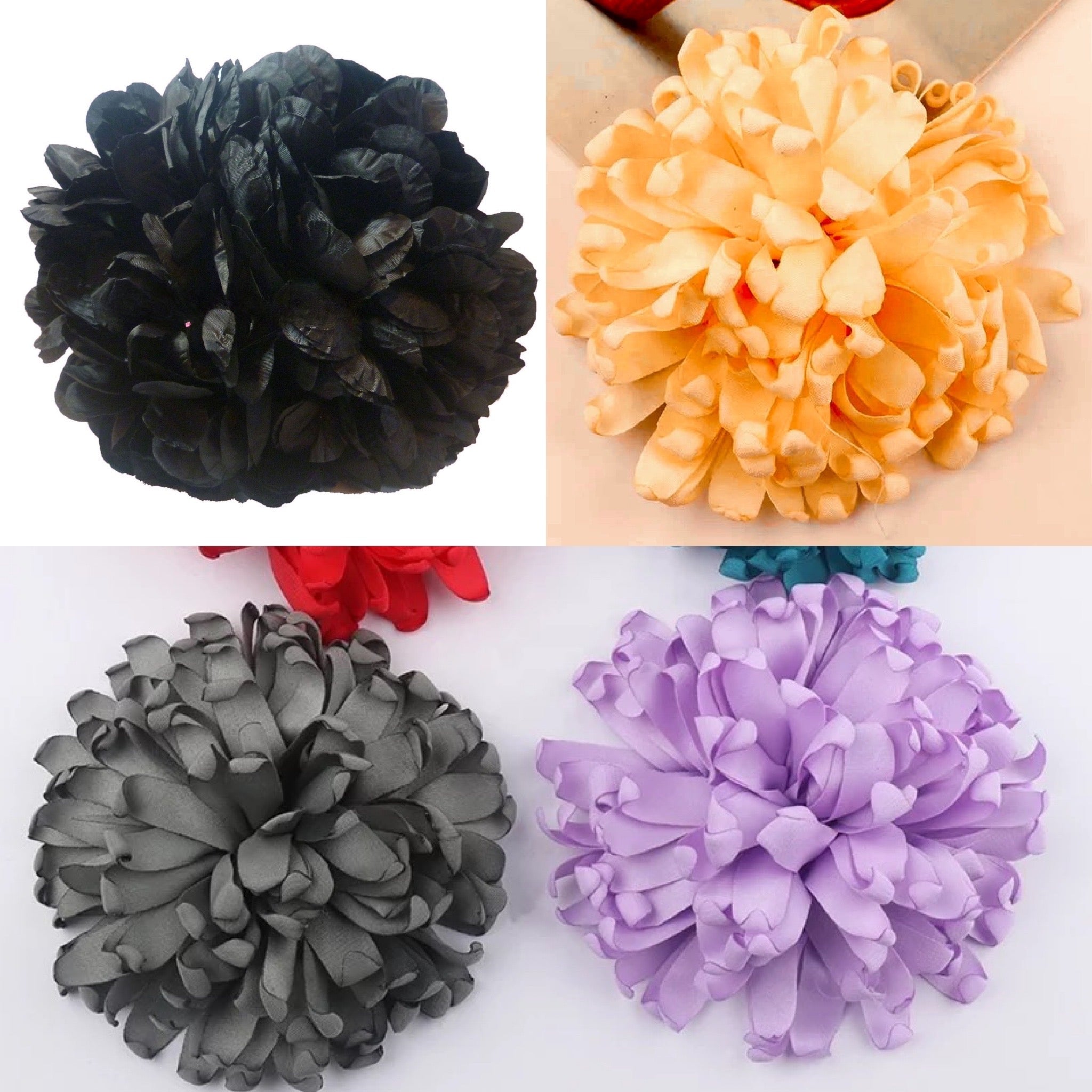 Scrunchie Volumizzante Hijab Elastico Grande Anello Per - Foto 9