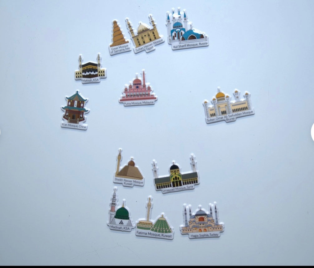 3D Masjid Stickers