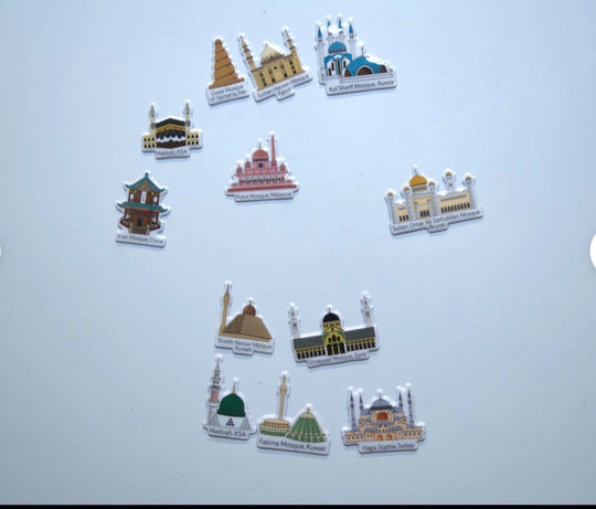 3D Masjid Stickers