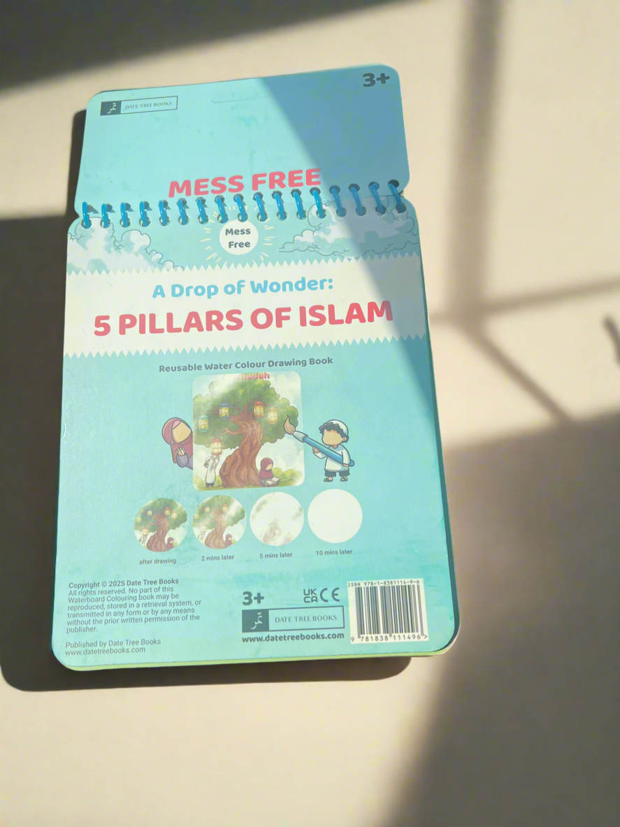 Waterboard Coloring Book - 5 Pillars Pillars of Islam