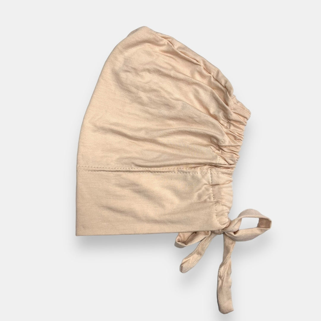 Large Bamboo Cotton Tie Back Premium Bonnet/Cap