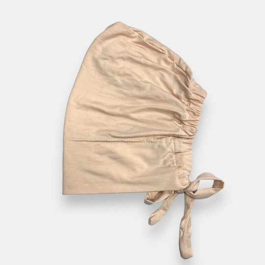 Large Bamboo Cotton Tie Back Premium Bonnet/Cap