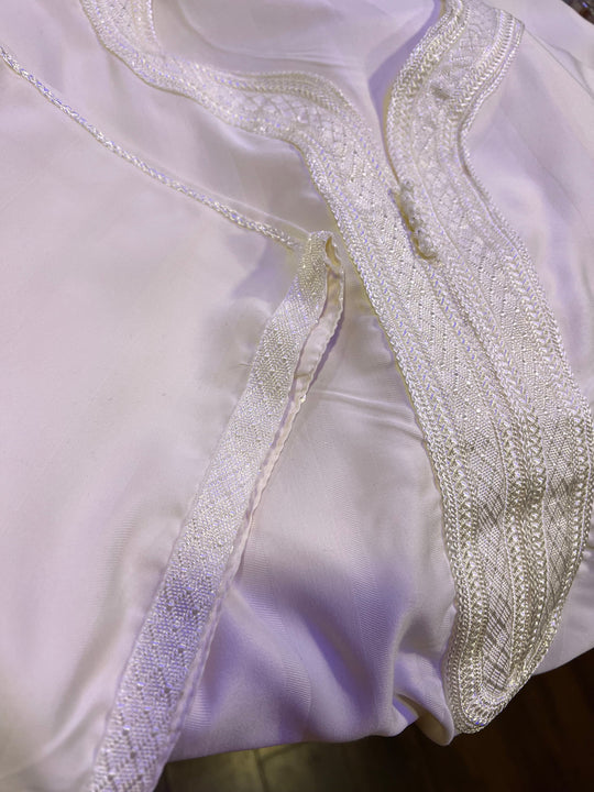 Boy’s Moroccan Thobe/Jubbah - Cream