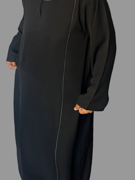 Nida Piping Abaya  CA125