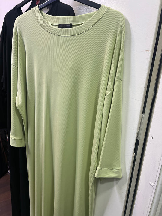 Ribbed comfy midaxi Dress