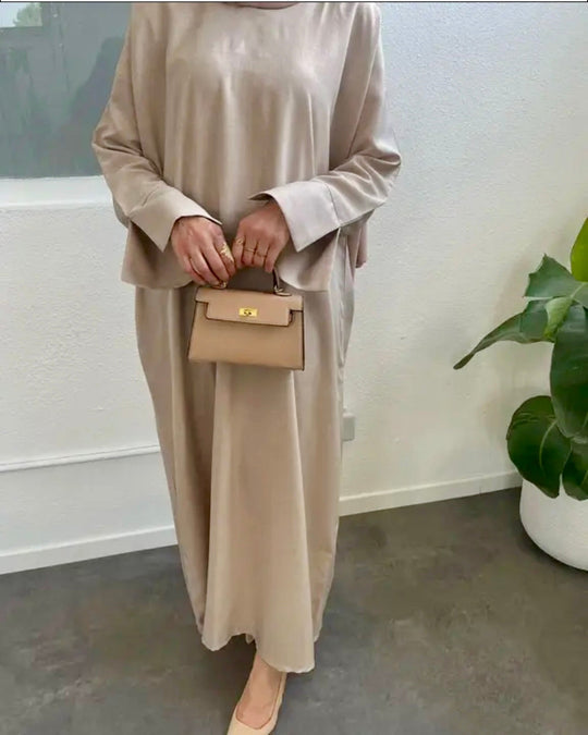 Linen Abayas with matching Hijabs