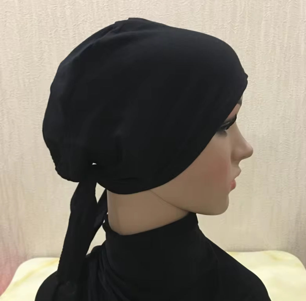 Premium Larger Tie Back Turlu Bonnet/under Cap