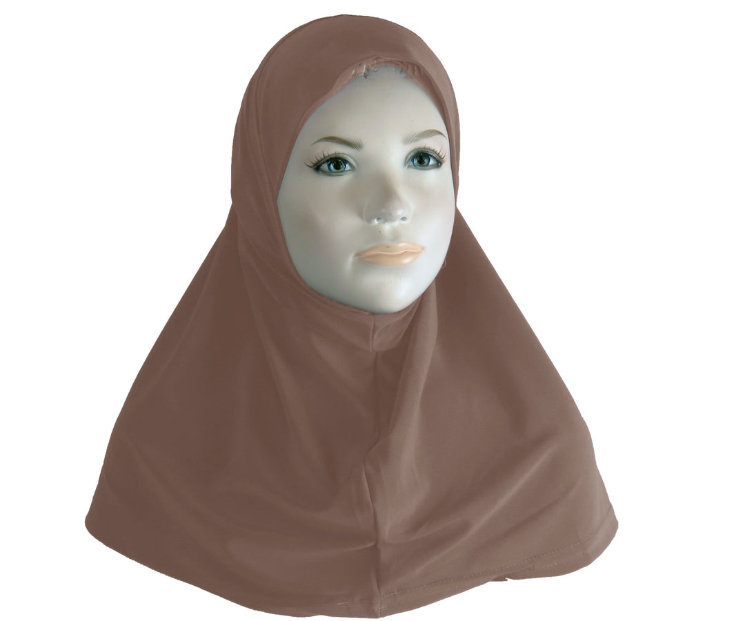 Girls Lycra Small One Piece Ready Hijabs