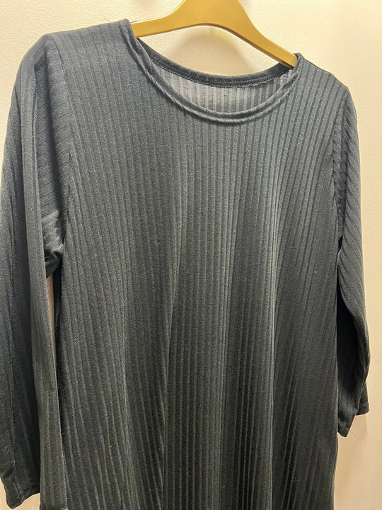 Budget Girls lined Abaya - Black