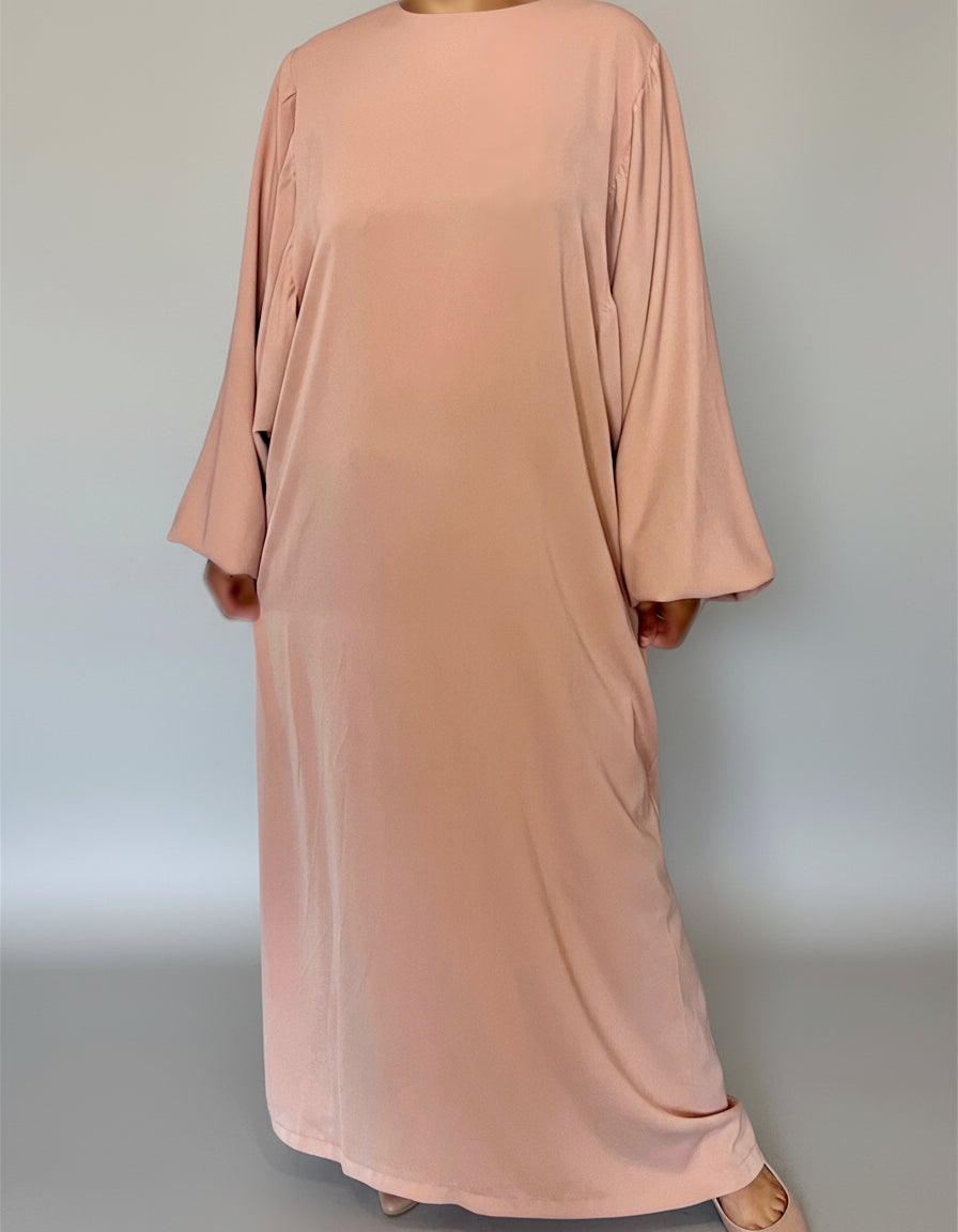 Balloon Sleeve Turkish Dress/Abaya -