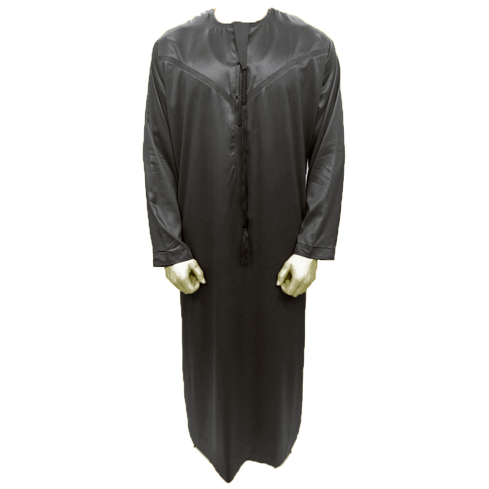 Boy’s Kandura Emirati Jubba - BLACK sz. 30-48