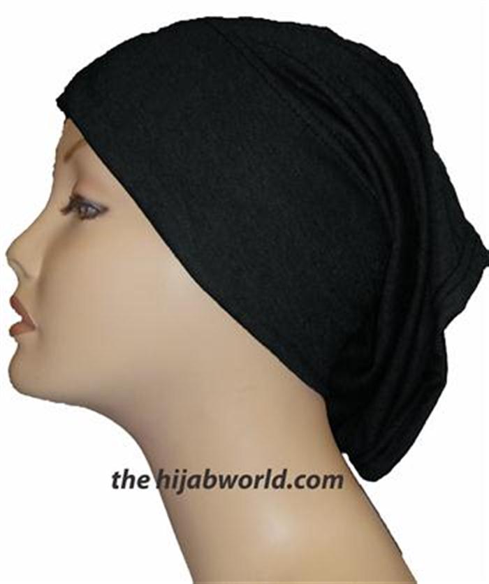 Tube Plain Underscarf - Black