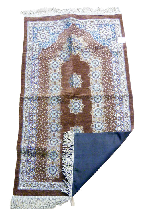 Premium  LUXURY PRAYER MAT GG - GOLDEN BROWN