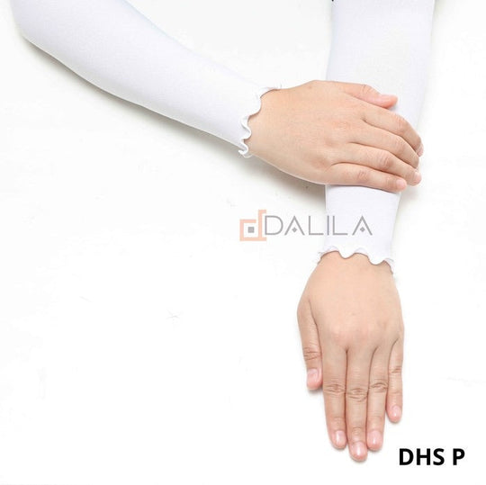 Single Ruffle Modest Arm Cover, sleeves
