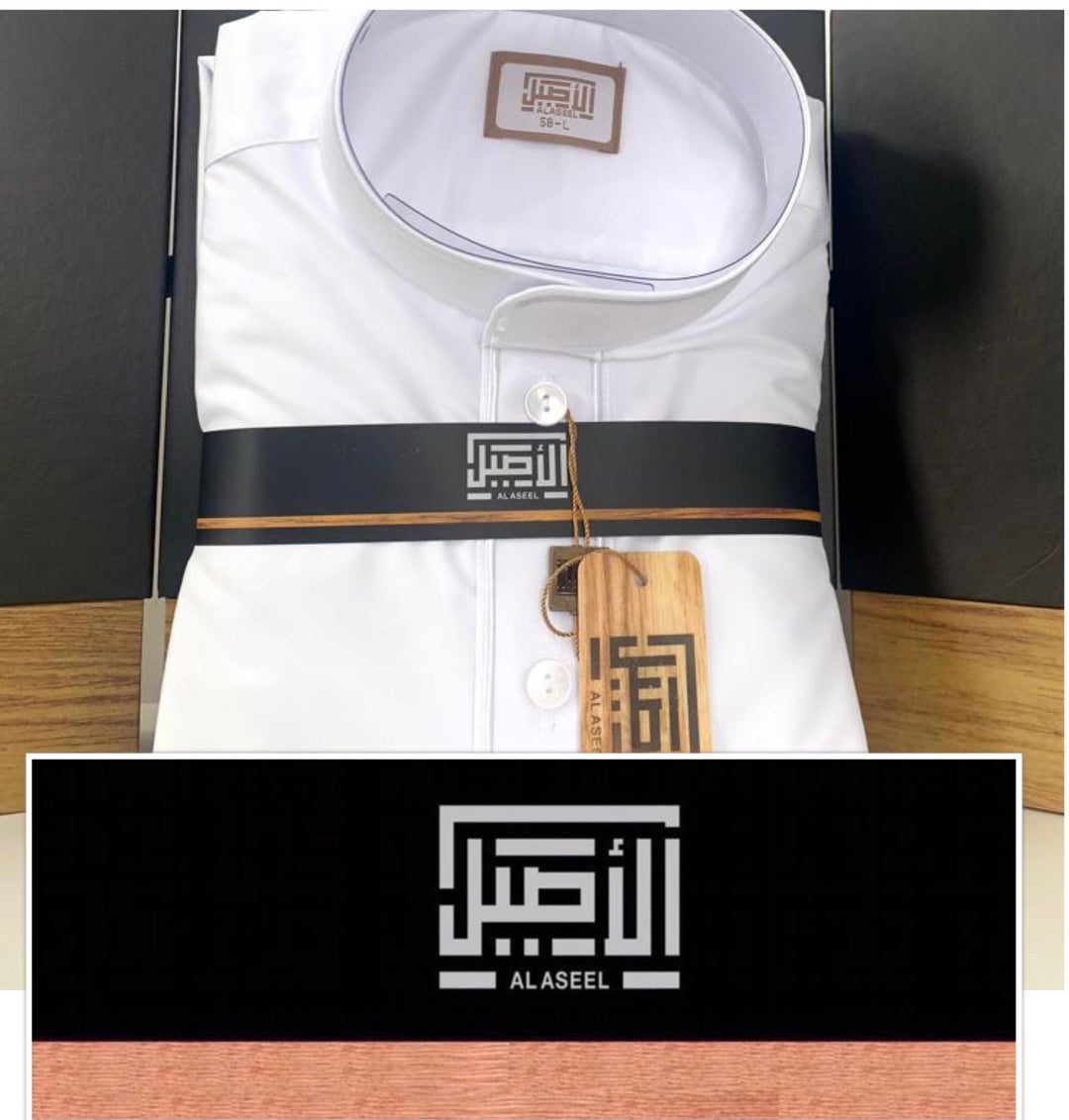 Embroidered Al Aseel Thobes - White