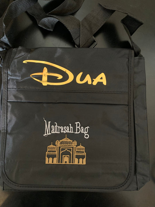 Personalised Madrassa Bag - KB- Black