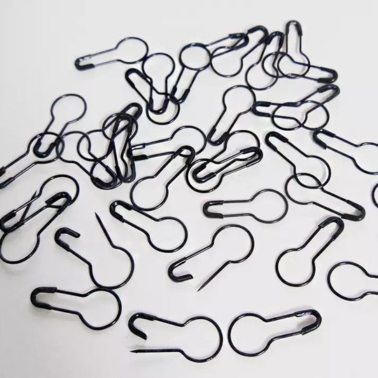 No Snag Hijab pins/ safety pins bulb - 50 pack box