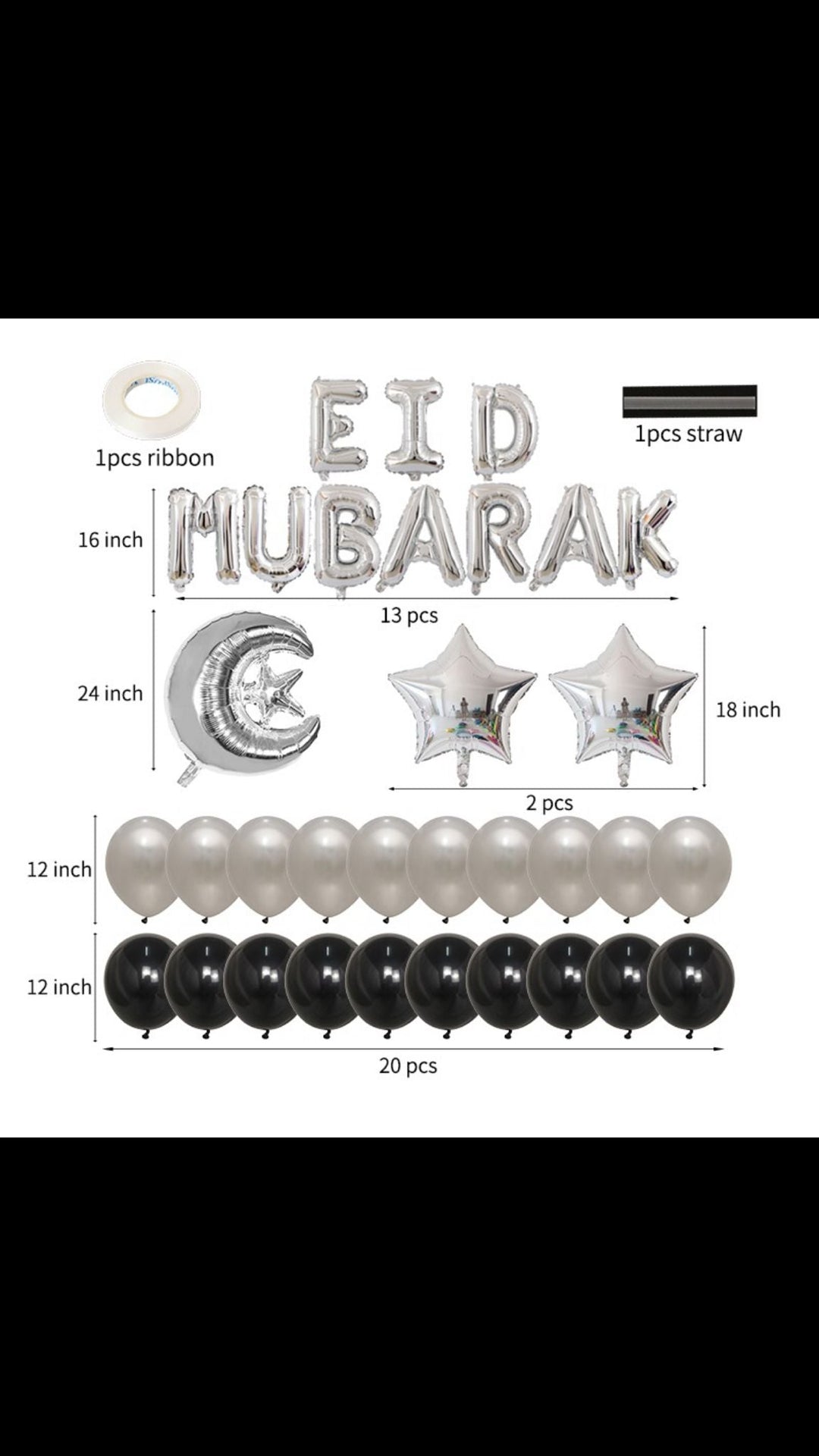 Eid Mubarak Full Decoration packs