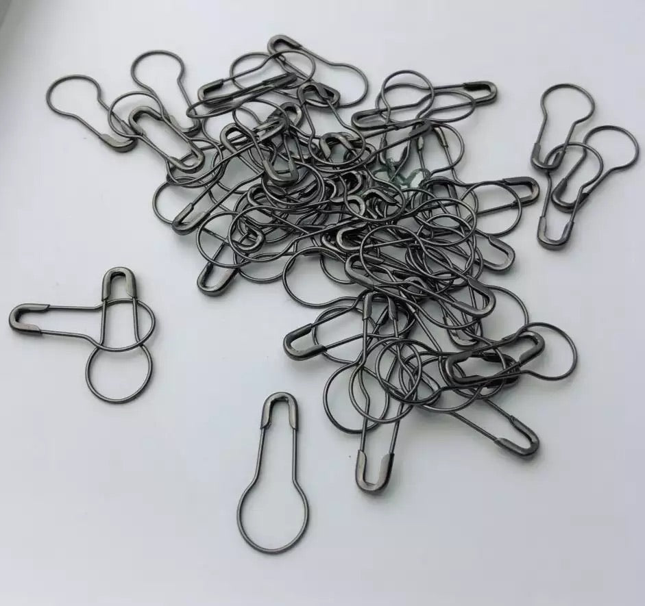 No Snag Hijab pins/ safety pins bulb - 50 pack box