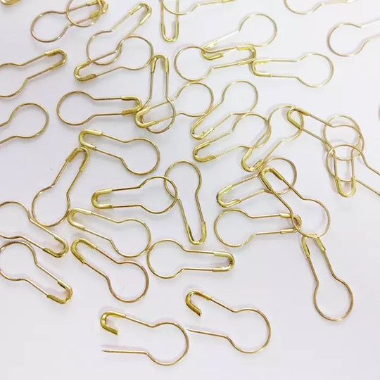 No Snag Hijab pins/ safety pins bulb - 50 pack box