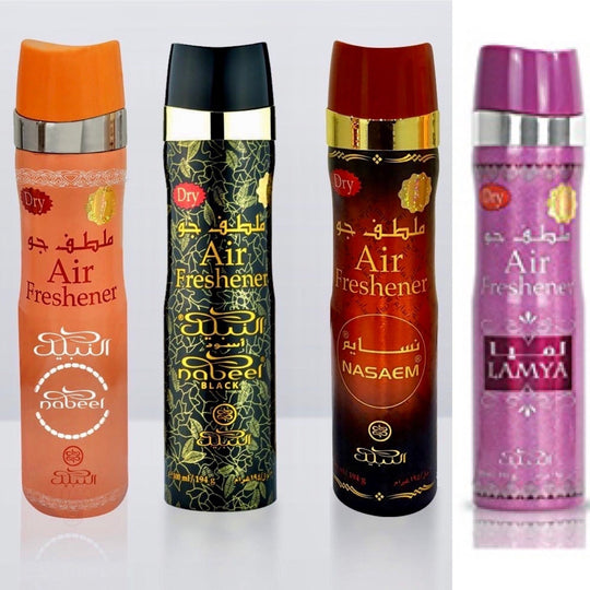 Nabeel Dry Air Freshener Fragrances Incense Spray 300ml
