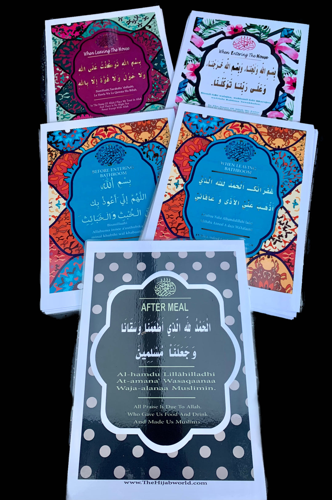 Essential Dua Poster set of 5 - Colour