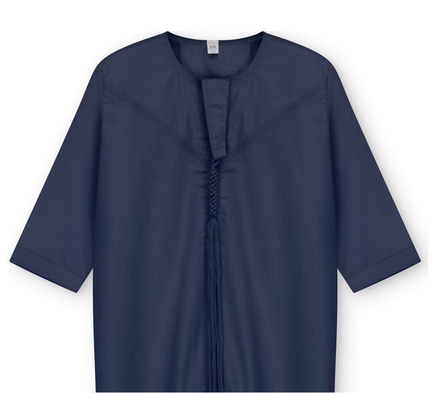 Boys Emirati Thobe /Jubba - Navy Blue