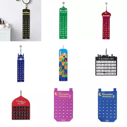 Reusable Ramadan Countdown Calendars - Variety
