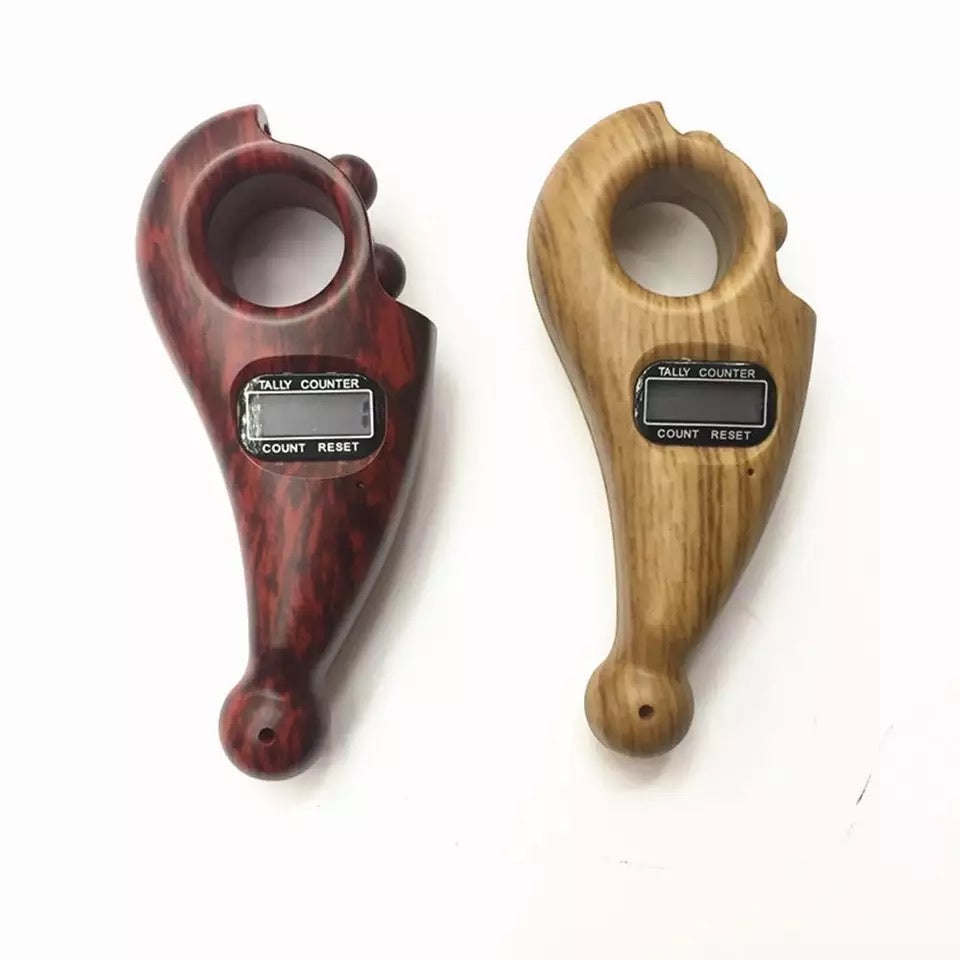 Handheld wood effect Digital Tasbeeh Dhikr Beads Zikr