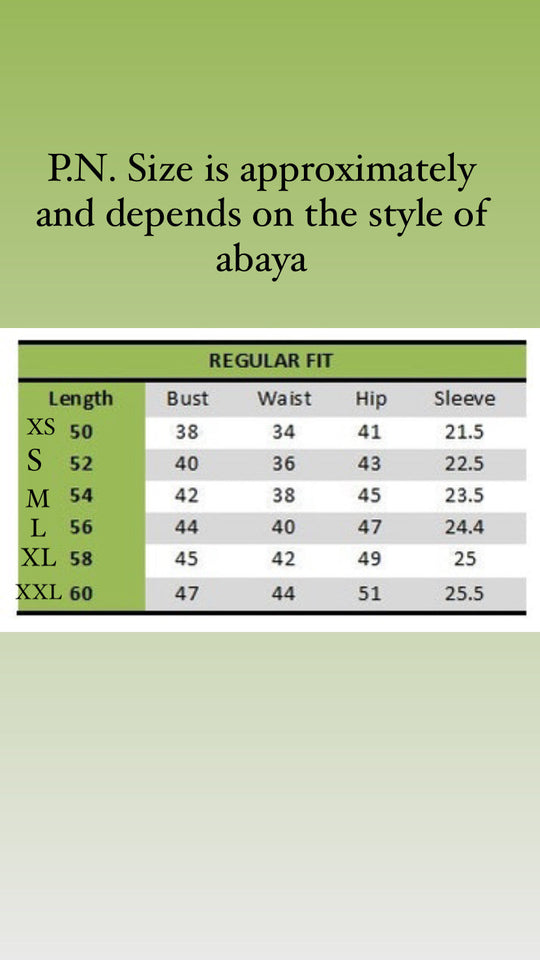 Plain Abaya with pockets - Effah