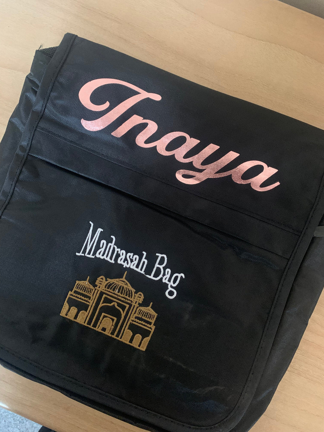 Personalised Madrassa Bag - KB- Black