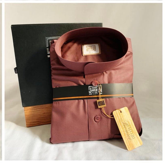 Al Aseel Thobes/ Jubba - Burgundy