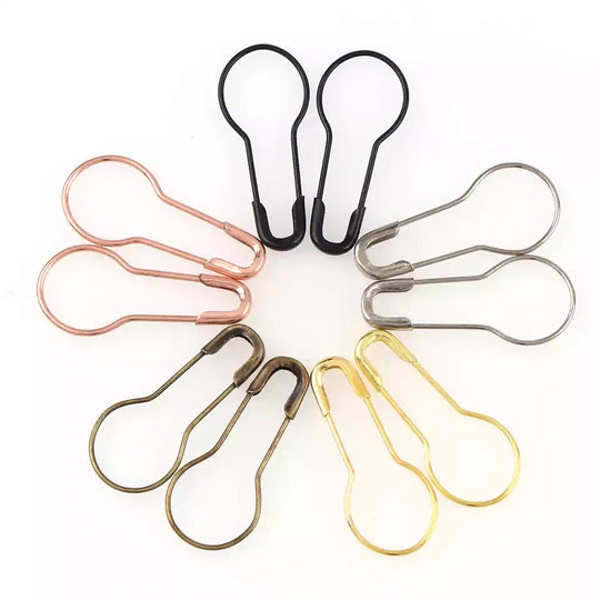 No Snag Hijab pins/ safety pins bulb - 50 pack box