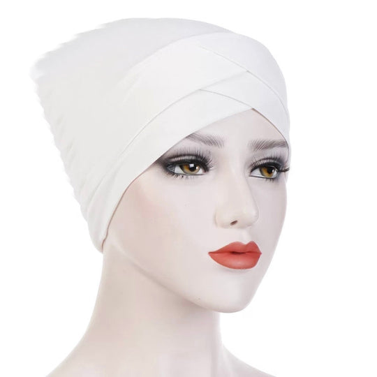 Pleated Crisscross Bonnet/Chemo Cap